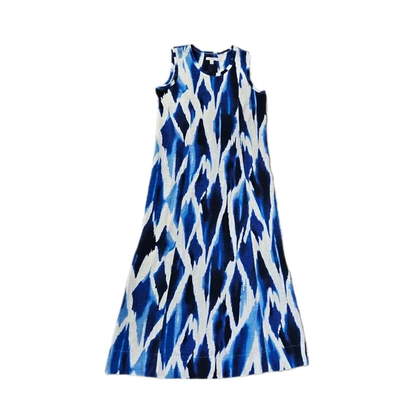 chico's blue dress Travelers Cowl Neck Maxi Dress